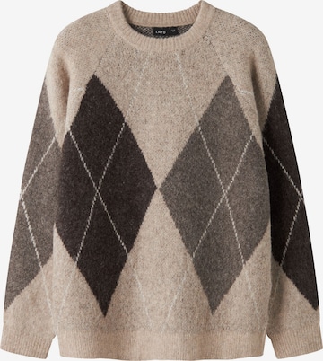 Pull-over LMTD en marron : devant
