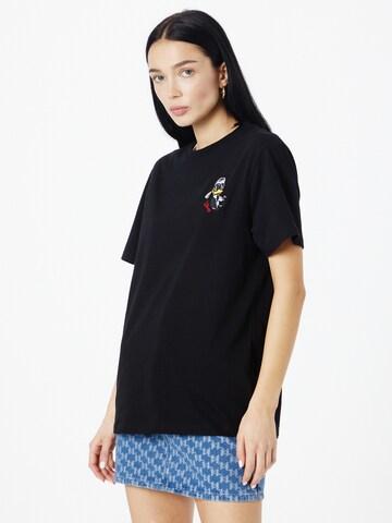 Tricou 'Klxdisney' de la Karl Lagerfeld pe negru: față