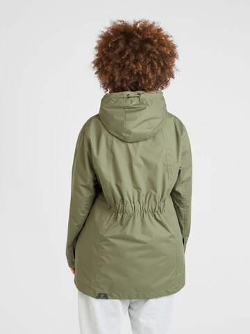 Ragwear Plus Between-season jacket 'ZUZKA' in Green