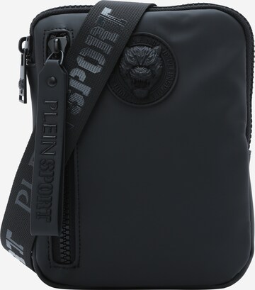 Plein Sport Crossbody Bag in Black: front