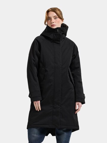 Didriksons Wintermantel 'LUNA' in Zwart: voorkant