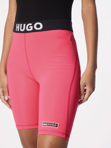 HUGO Skinny Leggings 'Nerora' - rózsaszín