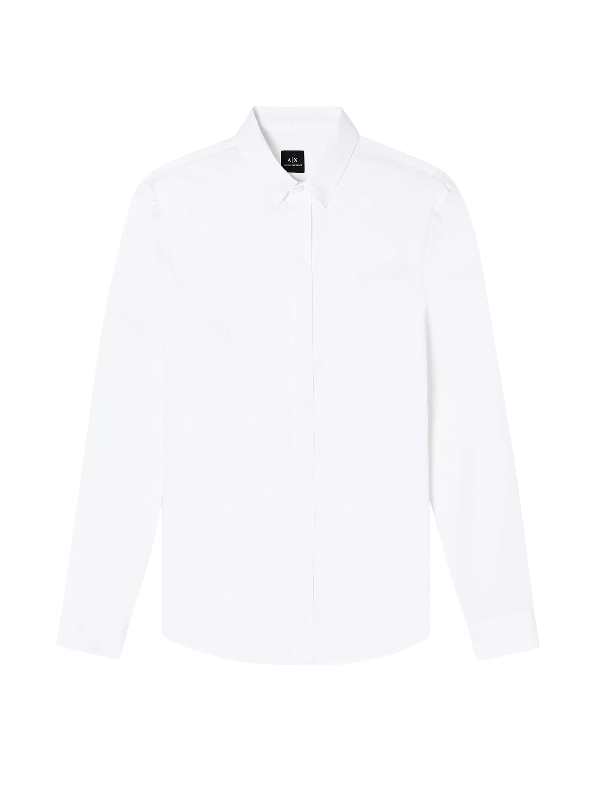 T-Shirt 'Camicia AX ARMANI EXCHANGE da Uomo - 8NZCBD0113' ARMANI EXCHANGE en blanc : devant