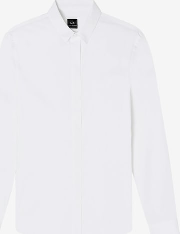 T-Shirt 'Camicia AX ARMANI EXCHANGE da Uomo - 8NZCBD0113' ARMANI EXCHANGE en blanc : devant