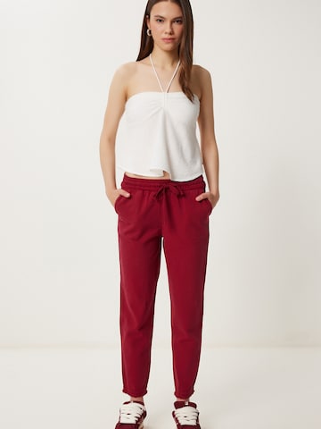 Effilé Pantalon Happiness İstanbul en rouge