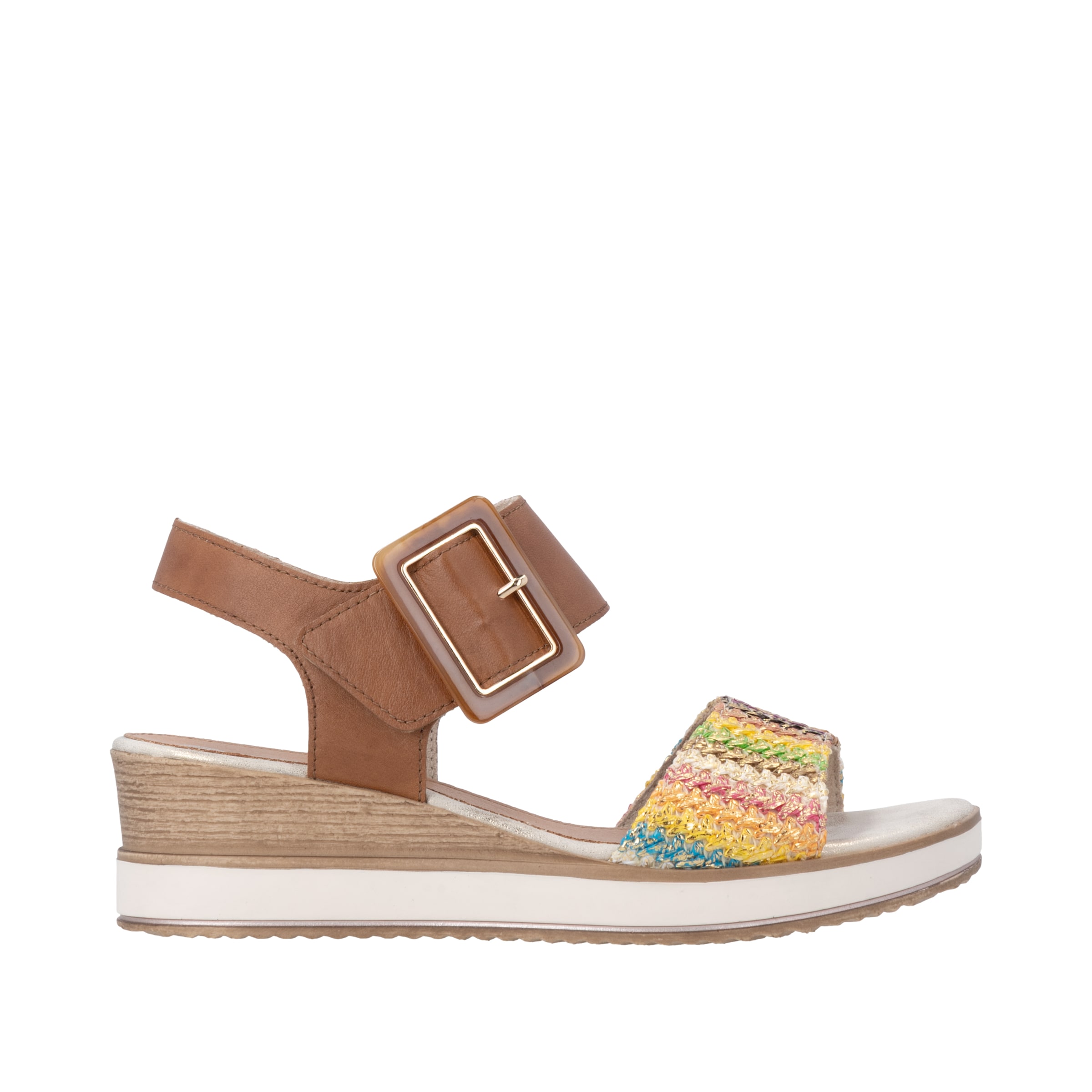 REMONTE Strap Sandals in Brown