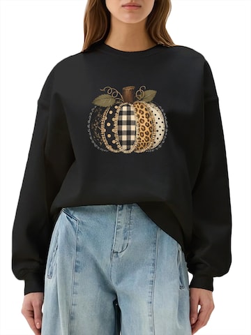 GORHEY Sweatshirt in Zwart: voorkant