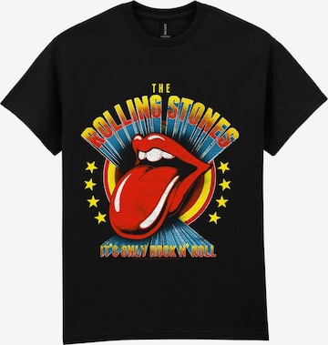 T-Shirt 'It´s Only Rock And Roll' THE ROLLING STONES en noir : devant