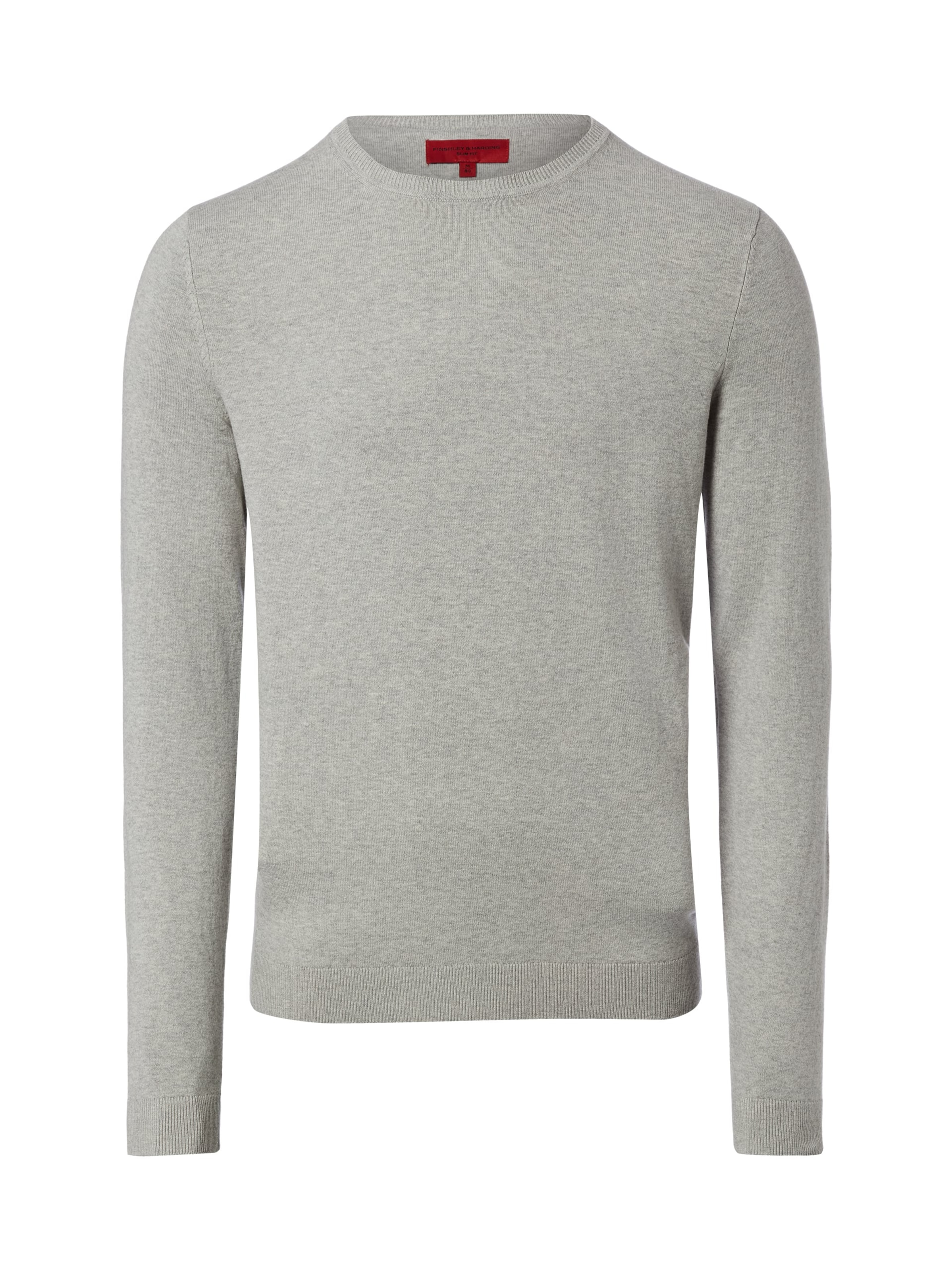 Finshley & Harding Pullover in Grau: Vorderseite