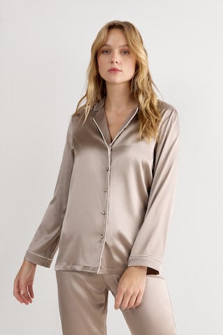 INTIMISSIMI Pajama Shirt in Beige