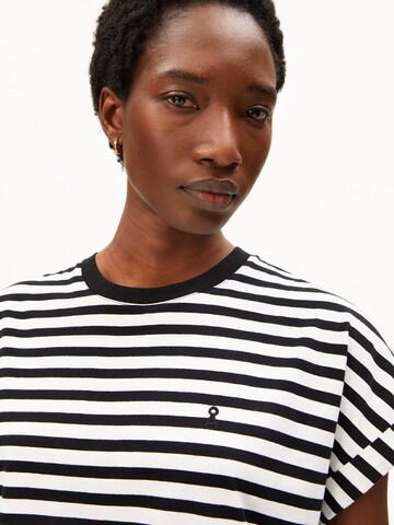 ARMEDANGELS T-Shirt IDAARA STRIPE in Schwarz
