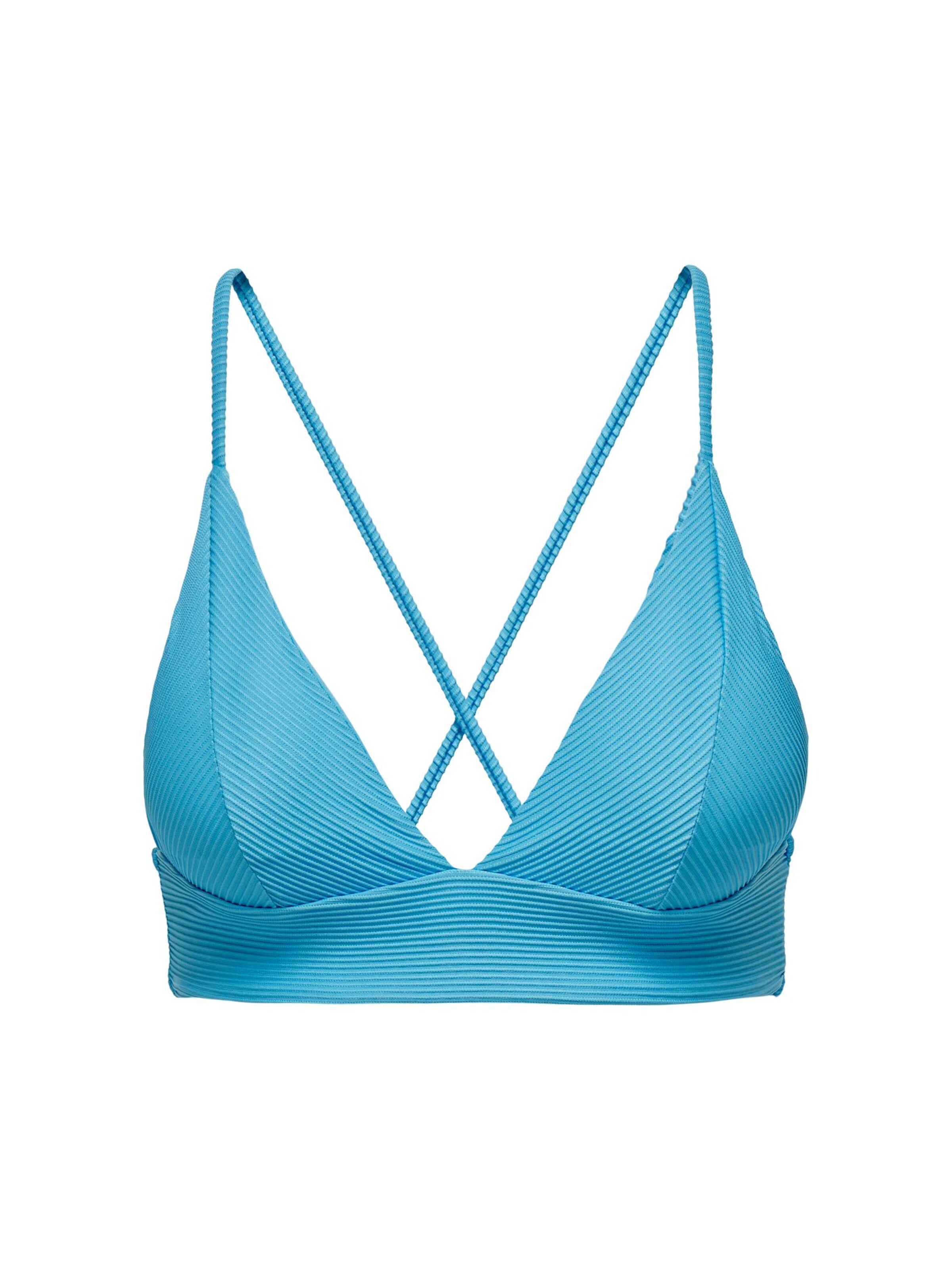 Frauen Bademode ONLY Bikinitop 'BOBBY' in Hellblau - KM17228 Frauen Bademode ONLY Bikinitop 'BOBBY' in Hellblau - KM17228