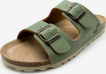 thies Mules 'thies 1856 ® Eco Bio Sandal' in Green: front