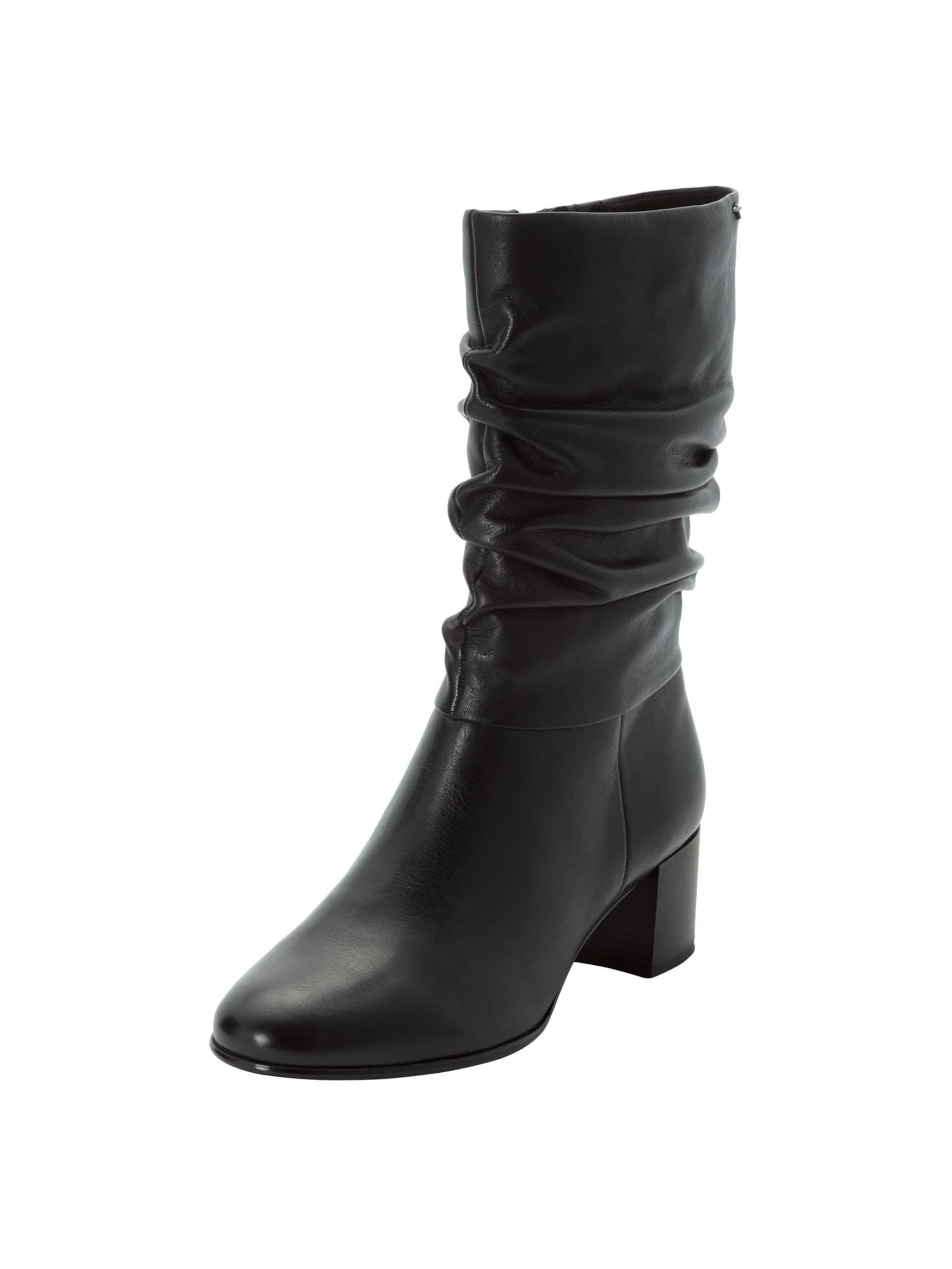 Bottes Tamaris en noir : devant