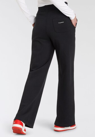 KangaROOS Wide leg Pants in Black