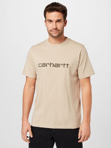 Carhartt WIP - Camiseta en gris: frente