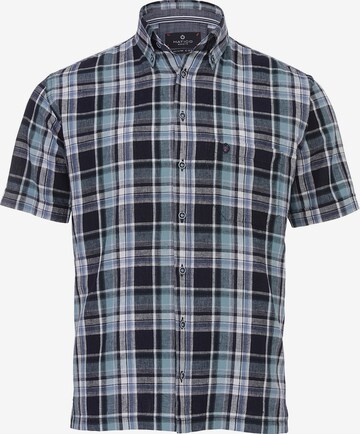 Hatico Regular fit Button Up Shirt in Blue: front