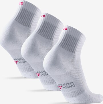 Chaussettes de sport 'Long Distance' DANISH ENDURANCE en blanc