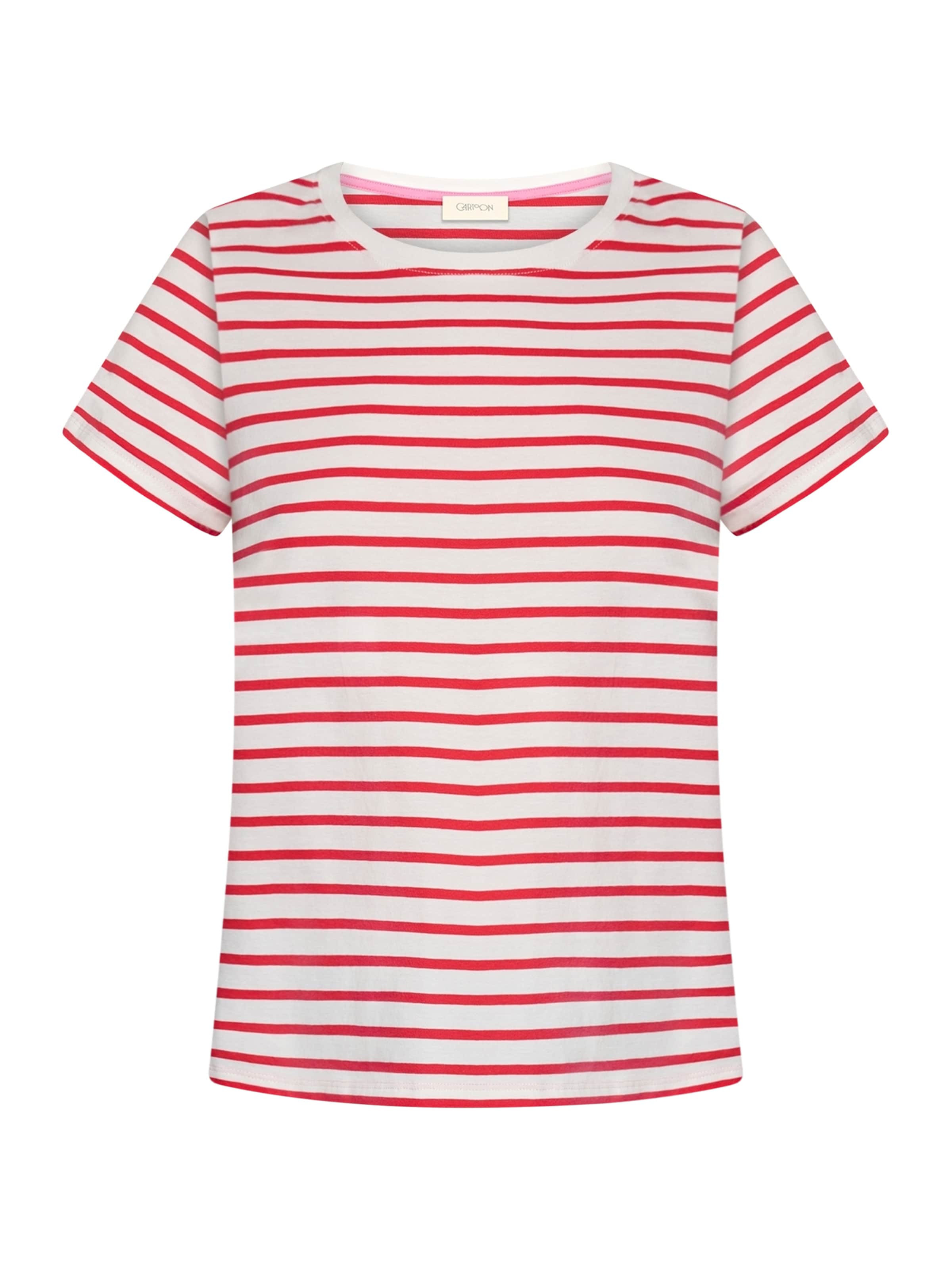 T-shirt Cartoon en blanc : devant