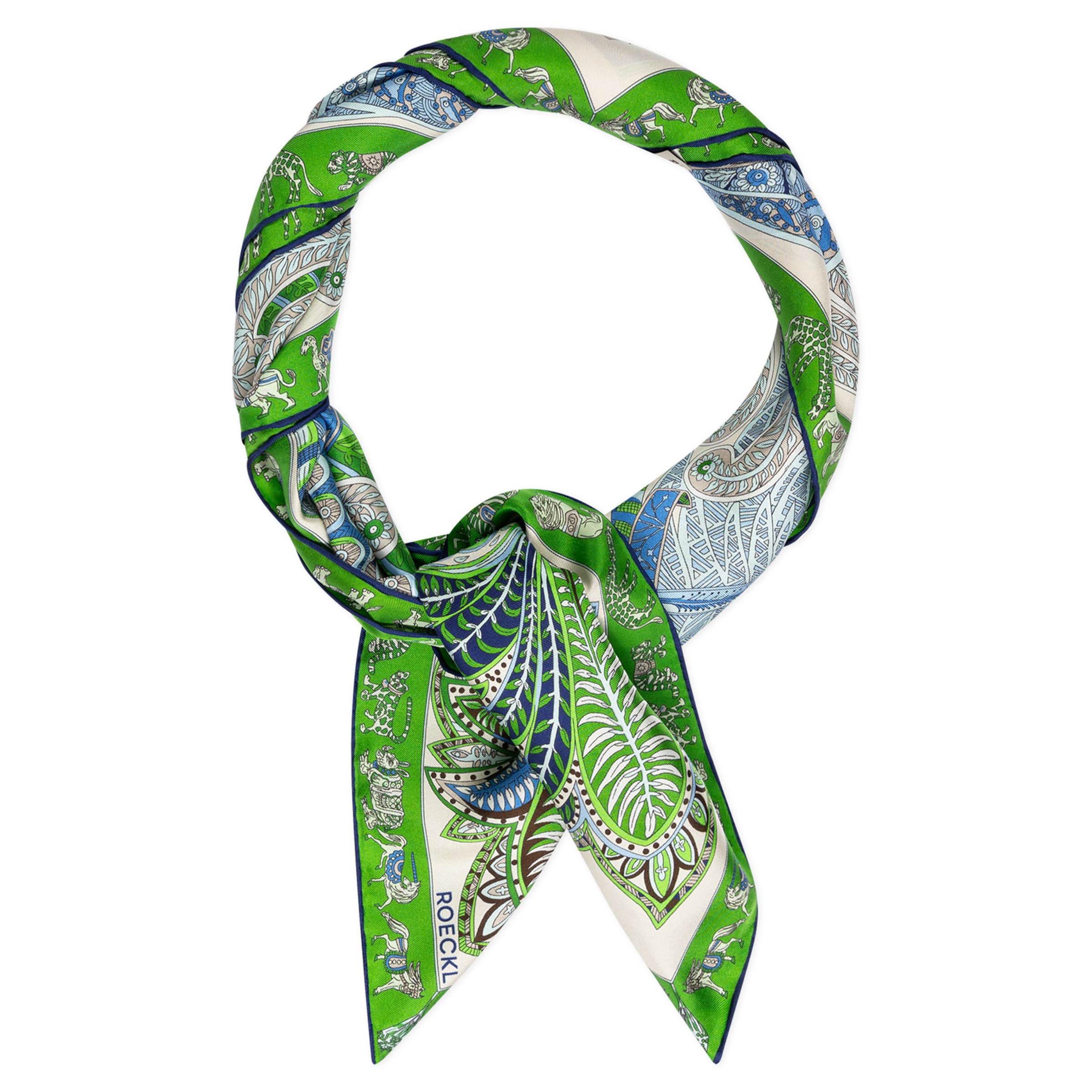 Foulard ' VIBRANT PAISLEY ' di Roeckl in colori misti