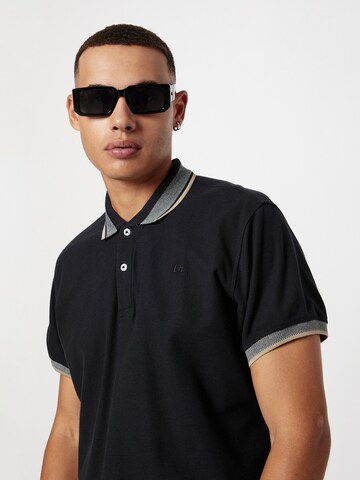 BLEND Poloshirt in Schwarz