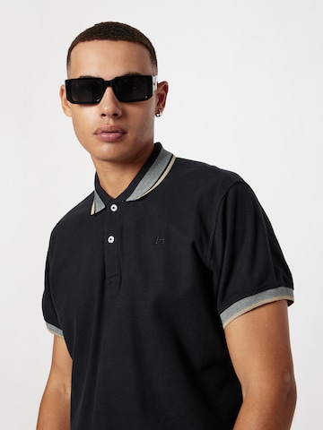 BLEND Poloshirt in Schwarz