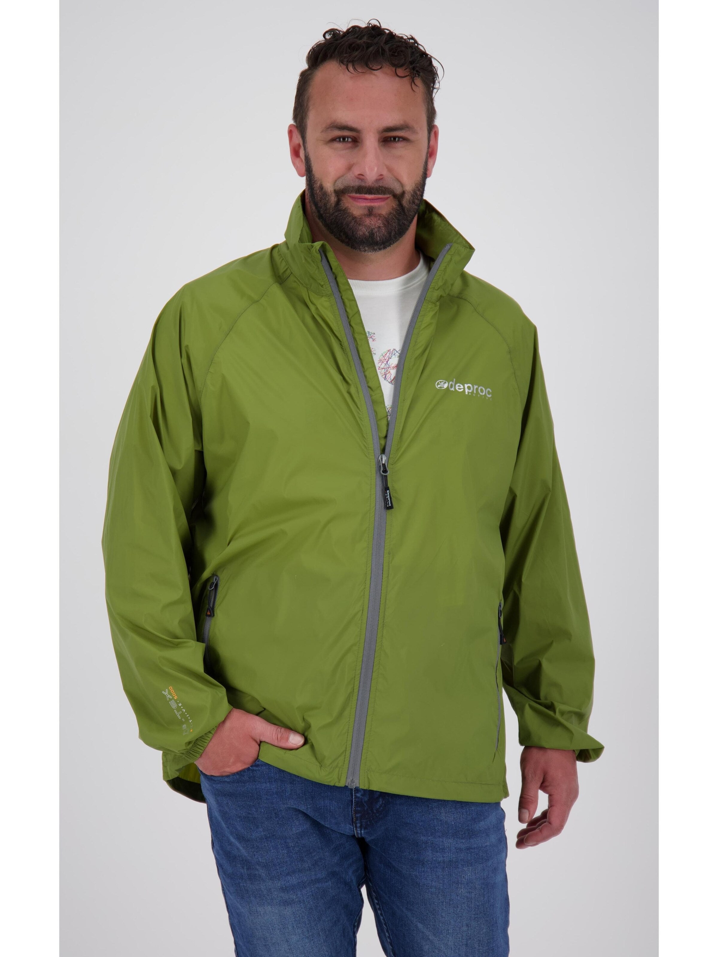 deproc Funktionsjacke 'ROBSON'‌‌‌‌‌ in Grün: Vorderseite