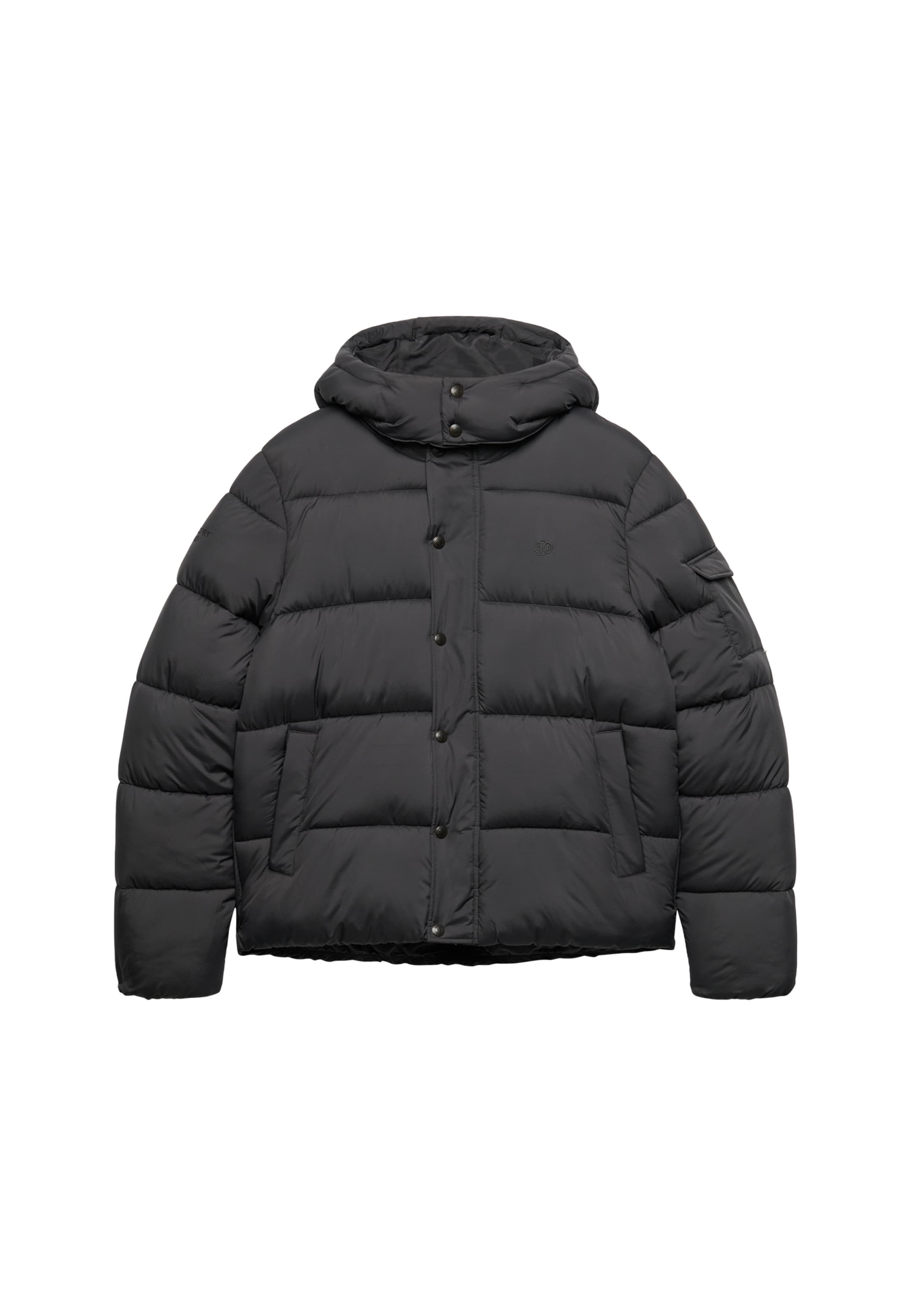 Superdry & Co Between-Season Jacket 'Premium' in Grey: front