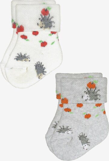 ROGO Socks 'Igel' in Grey / Mixed colors / White, Item view