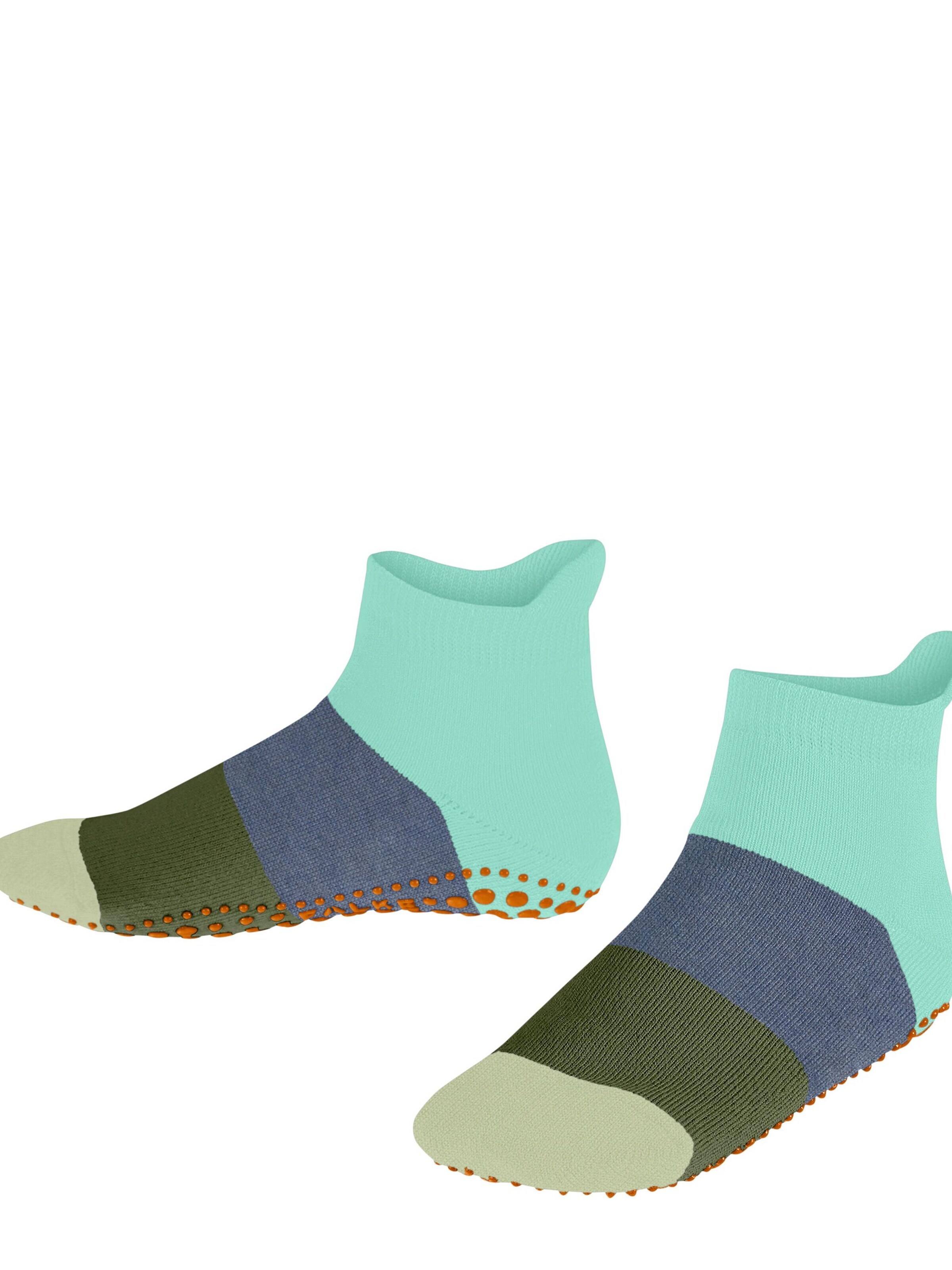 FALKE Socken 'Colour Block'‌‌‌‌‌‌‌‌‌ in Grün: Vorderseite