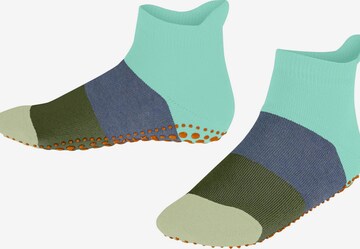 FALKE Socken 'Colour Block' in Grün: Vorderseite