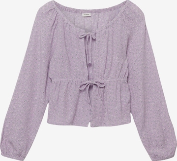 Chemisier s.Oliver en violet : devant