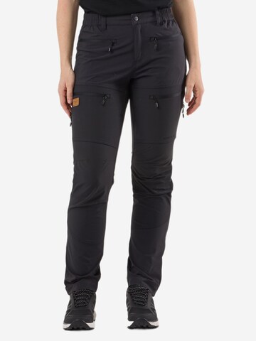 regular Pantaloni per outdoor 'Lofoten' di SWEDEMOUNT in nero: frontale