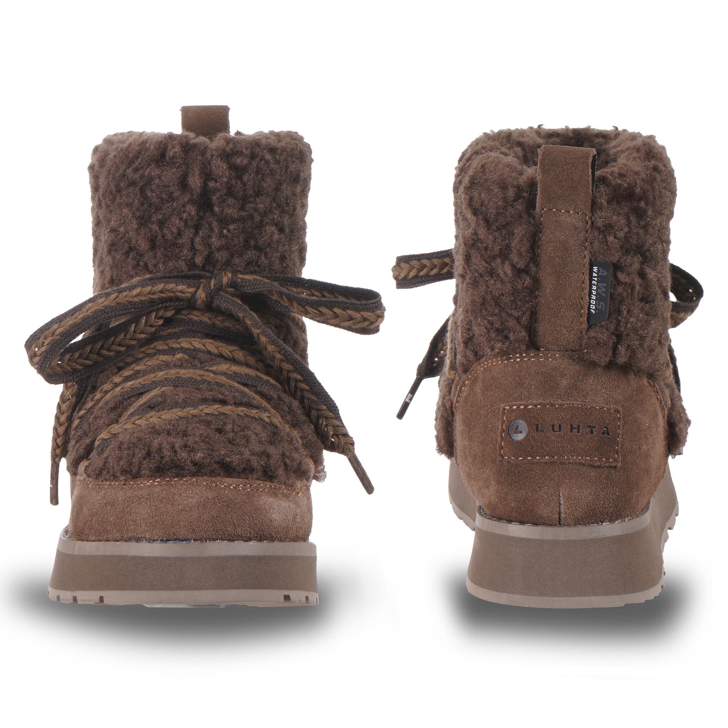 LUHTA Snow Boots 'Ihana' in Brown
