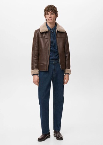 MANGO MAN Between-Season Jacket 'Tronso' in Brown