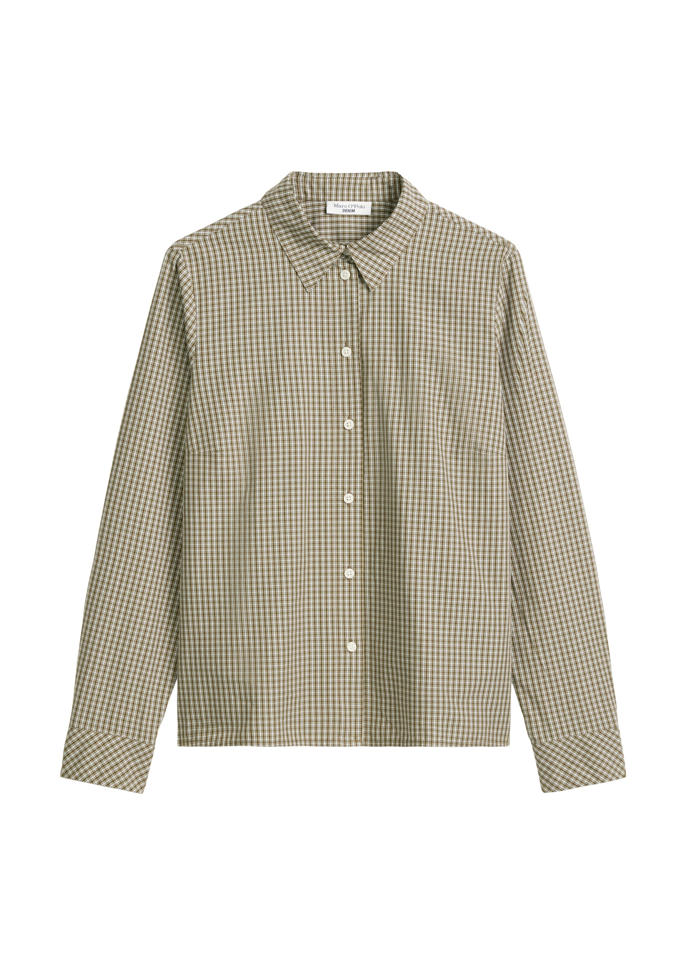 Marc O'Polo DENIM Blouse in Groen: voorkant