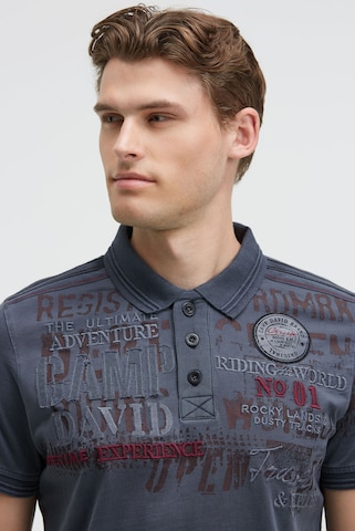 CAMP DAVID Shirt in Blau