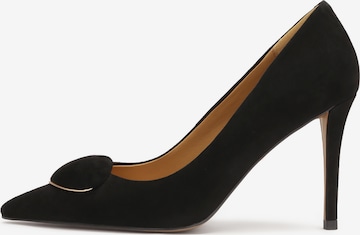 Escarpins Kazar en noir : devant