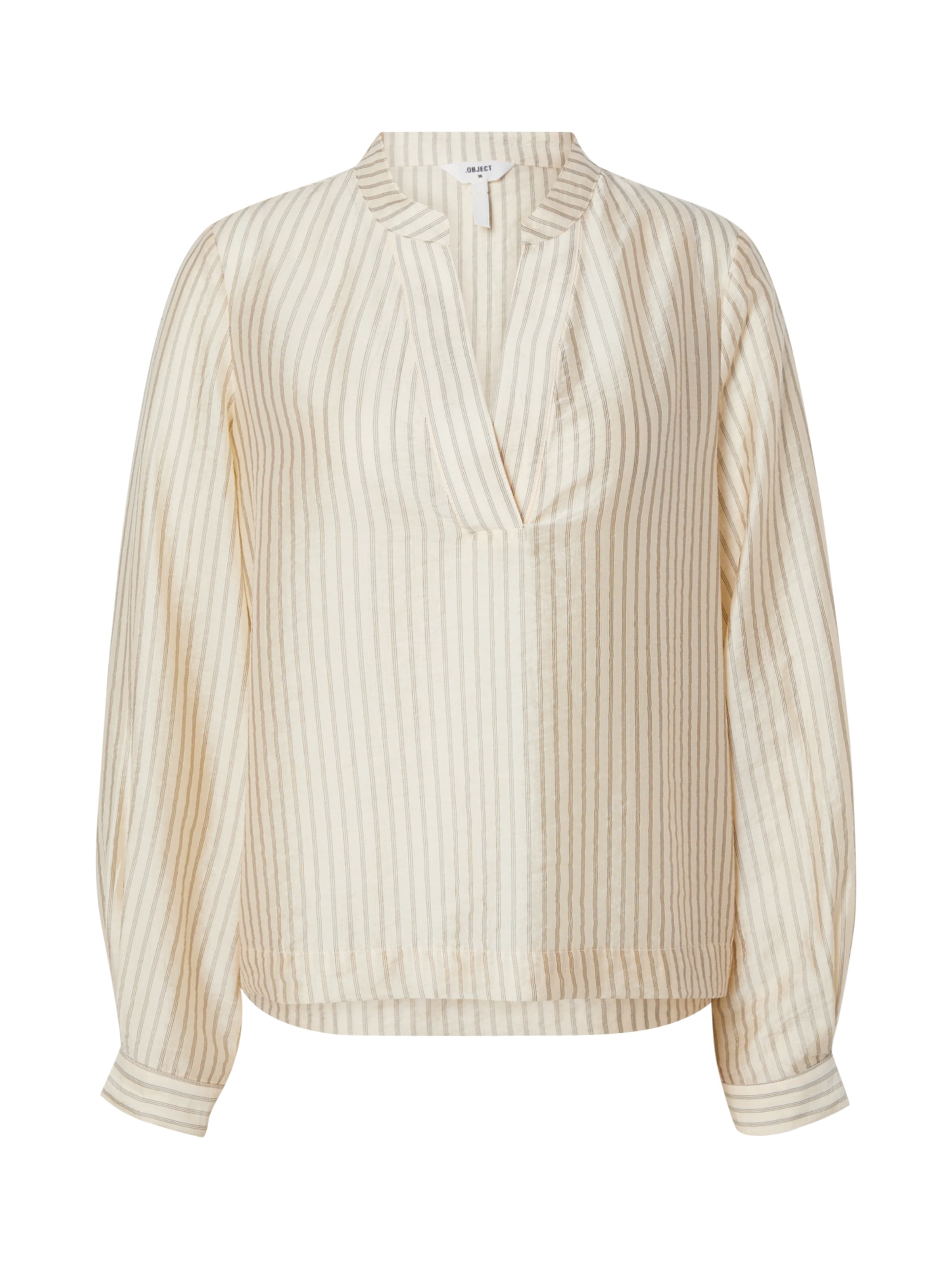 OBJECT Bluse 'OBJTIA' in Beige: Vorderseite