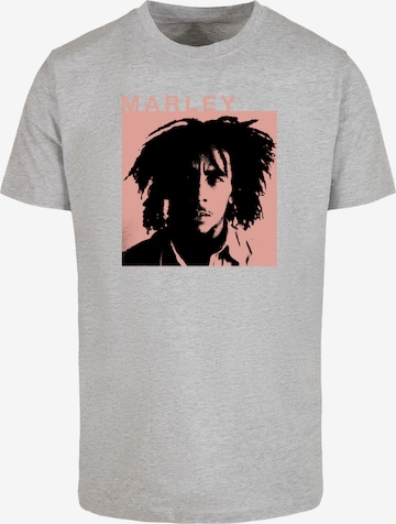 F4NT4STIC Shirt 'Bob Marley' in Grijs: voorkant