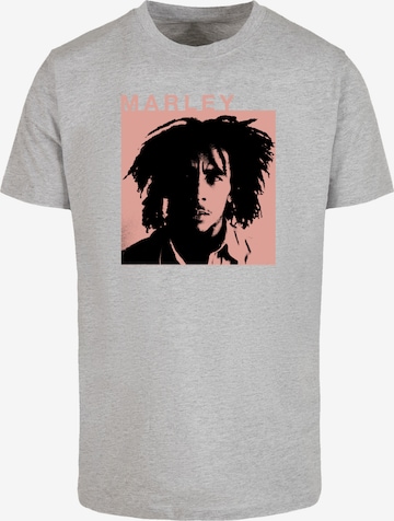F4NT4STIC Shirt 'Bob Marley' in Grey: front