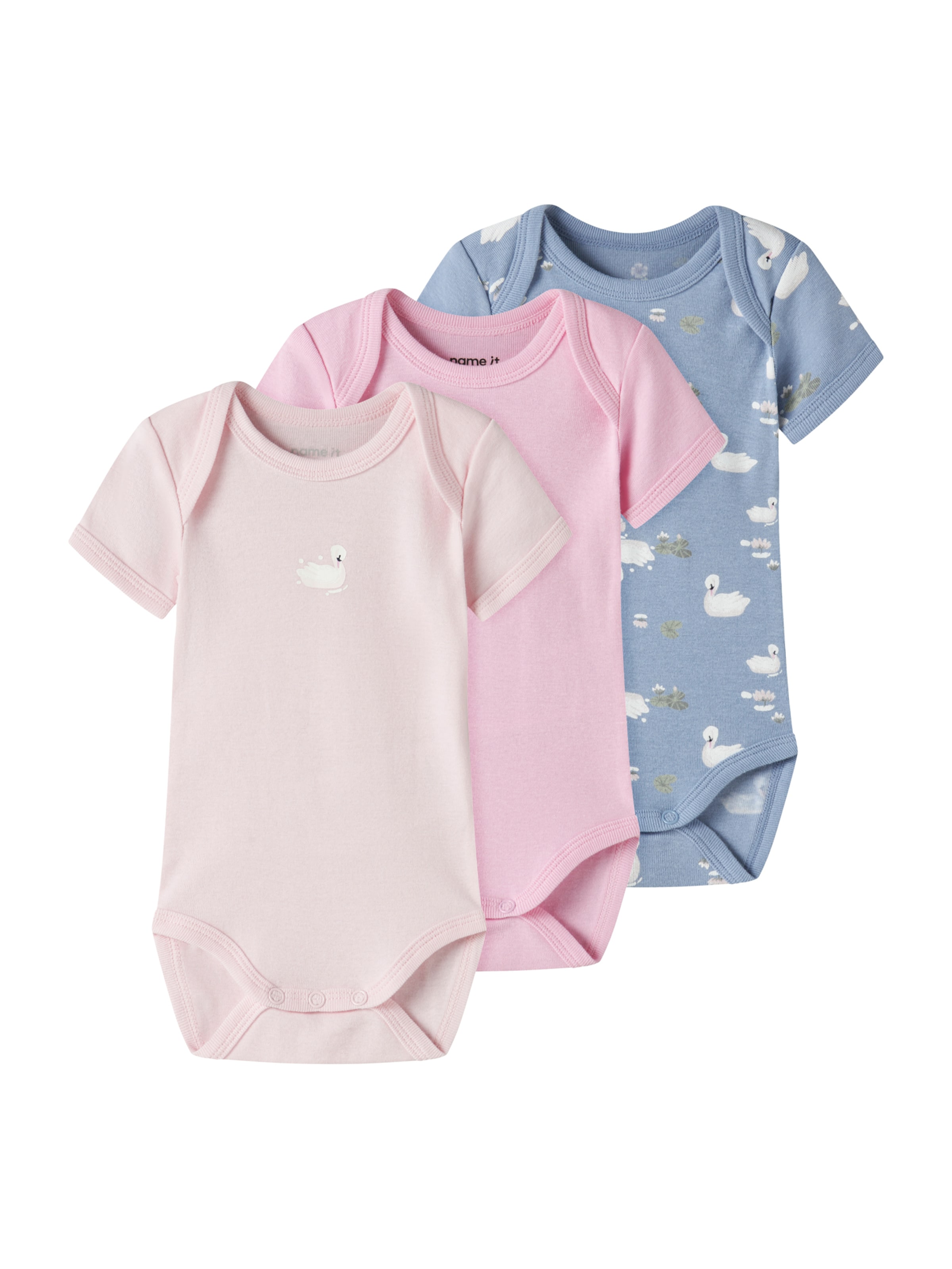 NAME IT - Pijama entero/body en azul: frente