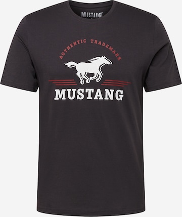 MUSTANG T-Shirt 'Alex' in Schwarz: predná strana