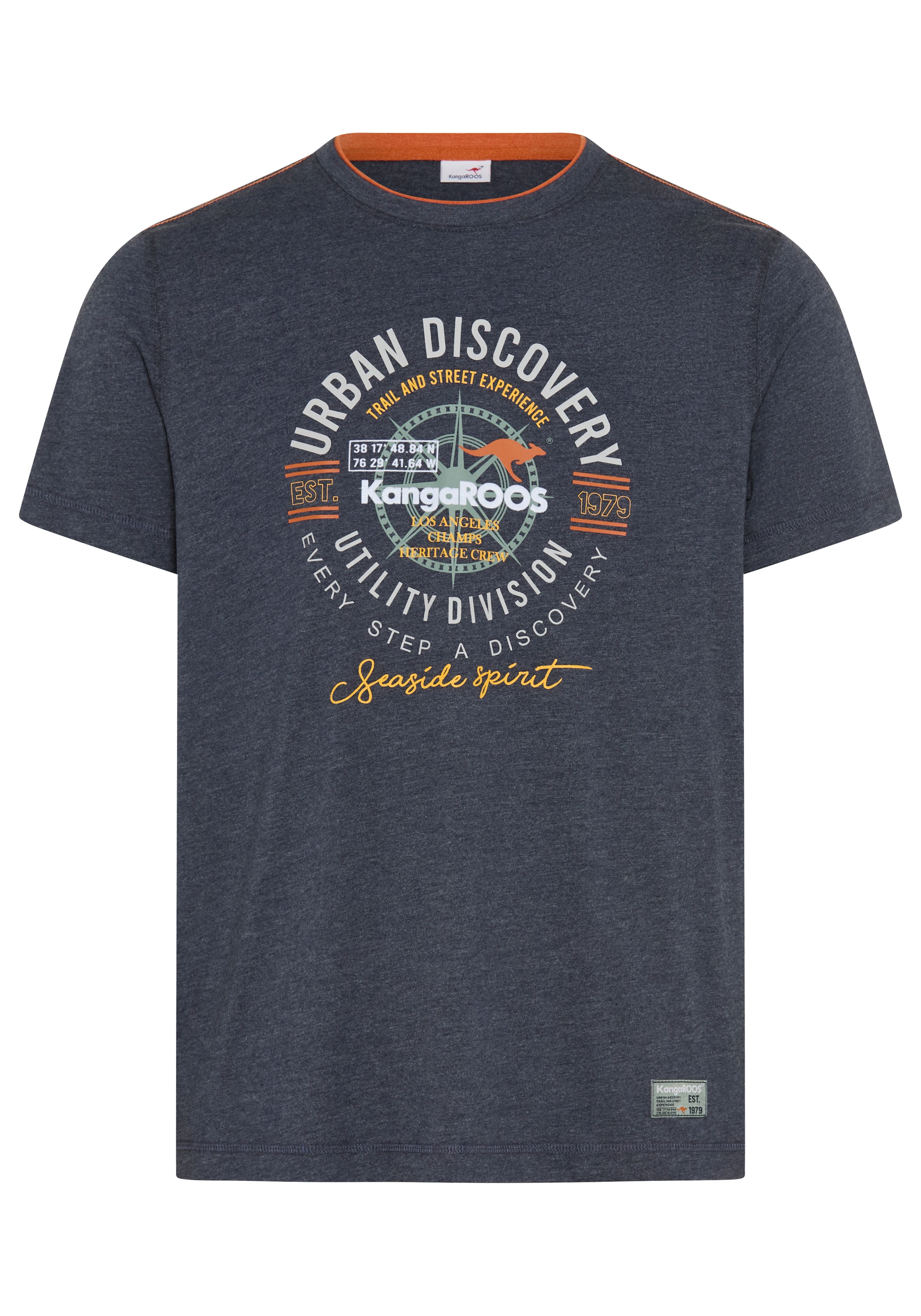 KangaROOS Shirt in Blue: front