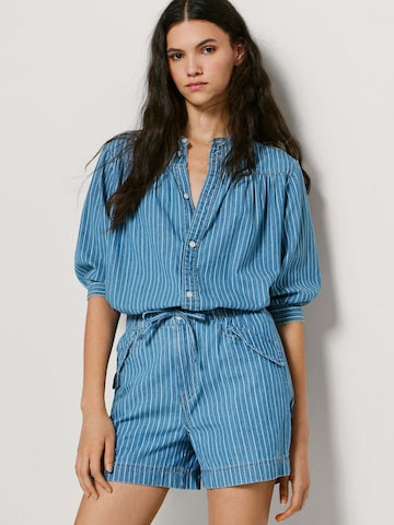 Pepe Jeans Loosefit Broek in Blauw