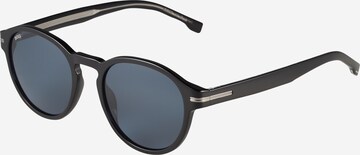 Lunettes de soleil BOSS en noir : devant