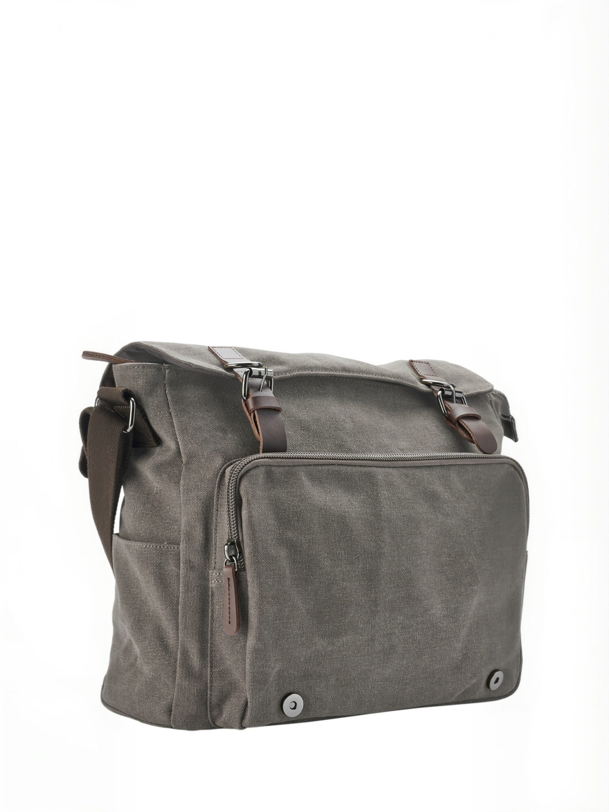 Borsa a tracolla ' Wanderer ' di Trendhim in grigio: frontale