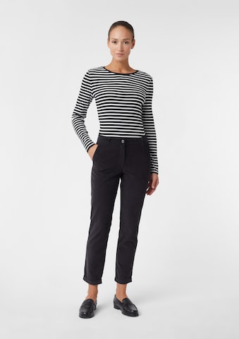 Regular Pantalon COMMA en noir