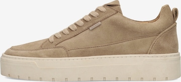Baskets basses PS Poelman en beige : devant
