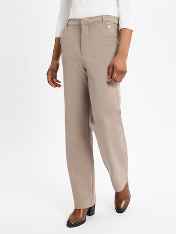 FYNCH-HATTON Regular Broek in Beige: voorkant